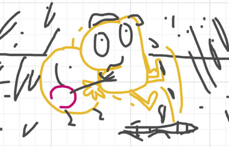 A panel from I've Been Everywhere, Man, episode nine of the Board Boards object show by Furretwalk/WalkingFurret.